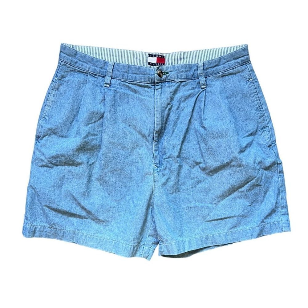 Tommy Hilfiger Blue Jean Shorts Classic Design